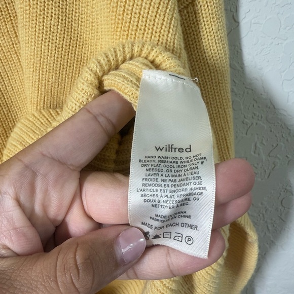 Aritzia Wilfred Manila Wool Blend Sweater Sz 2XL - Picture 8 of 9